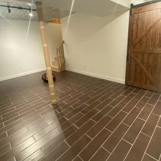 Hardwood flooring installation